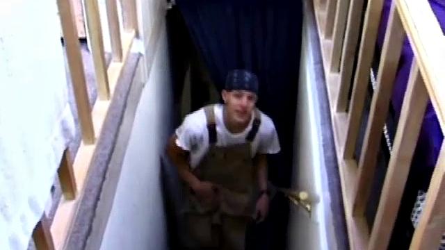 Shane finishes up yard work and heads to bedroom for self pleasuring. Strips naked, works up a boner, enjoys a jerk off session, ends with shooting onto face