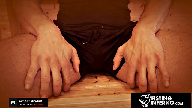 Abby Fisted while Fisting Hunk - FistingInferno