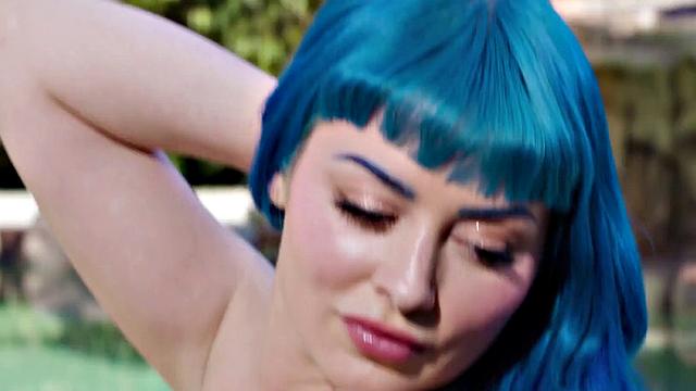 ADULT TIME - Blue Haired PAWG Jewelz Blu Takes HUGE CREAMPIE In Gaping Asshole FULL SCENE
