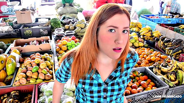 Sexy redhead takes a hard pounding