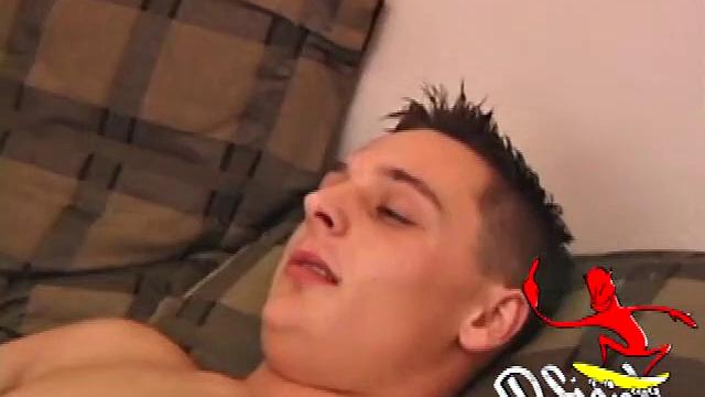 Gunner and Roar start out naked and quickly get into their oral favors. This time Gunner makes it past Roar's remarkable skills in enough time to fuck his ass.