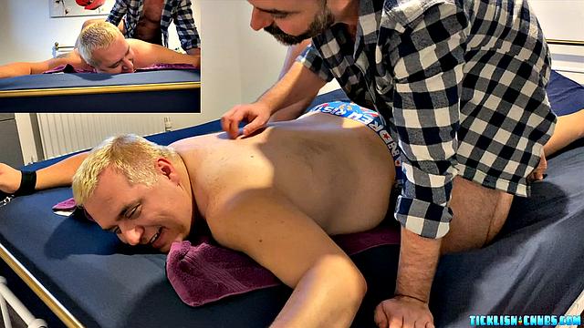 Watch Scruffy tie up and tickle Matt in this playful gay encounter