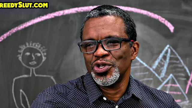 Greedy college babe banged by teacher in classroom