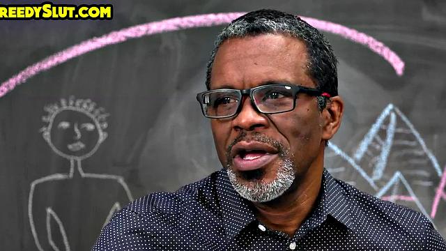 Greedy college babe banged by teacher in classroom