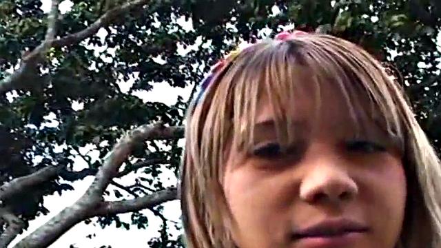 Little latina spreading her pussy