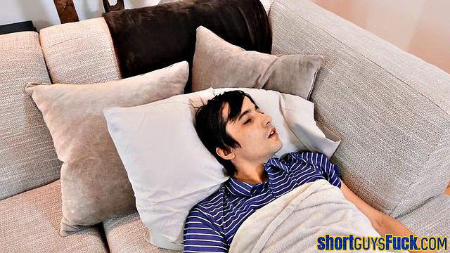 short guy drilling cute petite babe