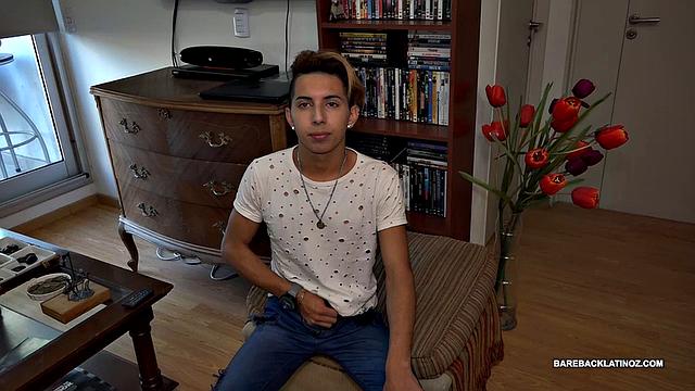 Our featured solo boy of the week is Drake, a slim and smooth Latin boy, with a fine looking little butt, he's quick to show off after stripping naked.