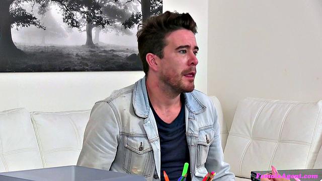 Blonde Czech babe in stockings gets her pussy drilled by a hung English dude