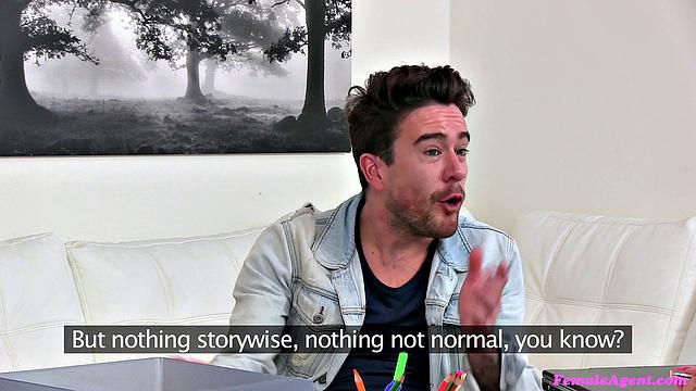 Blonde Czech babe in stockings gets her pussy drilled by a hung English dude