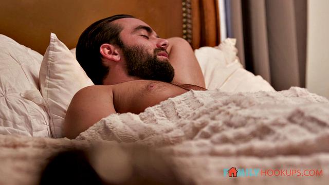 Cute blonde Lexi Lore with her stepbrother