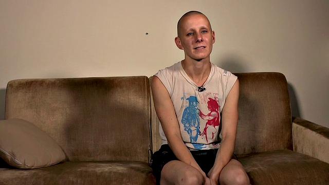 BDSM babe anally drilled and spanked by crowd in public