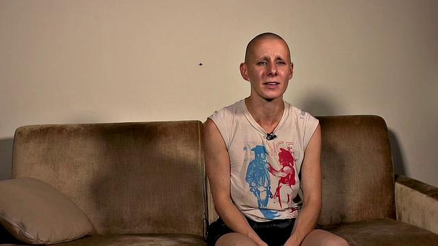 BDSM babe anally drilled and spanked by crowd in public