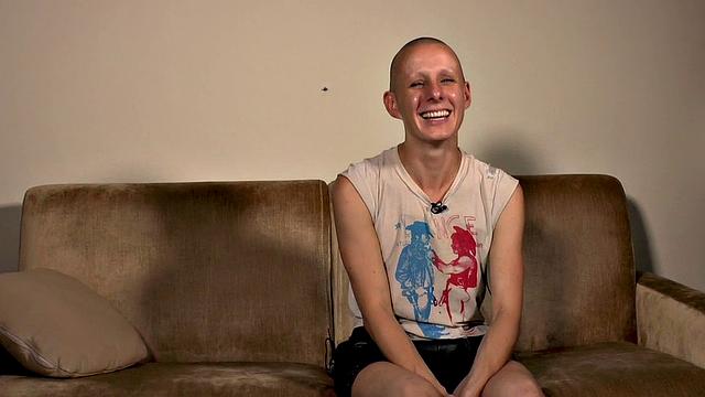 BDSM babe anally drilled and spanked by crowd in public