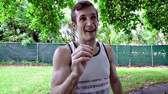 Brunette with big tits takes a creampie after getting her pussy drilled in a hot couple