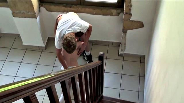 Jockstrap amateur bottom assnailed by cocksucked stud