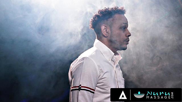 NURU MASSAGE - Busty Babe Lindsay Lee Sucks & Fucks Her Client's Big Dick