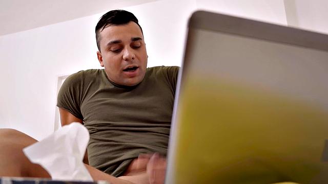 Hot tattooed MILF goes wild with hardcore pussy pounding on sofa