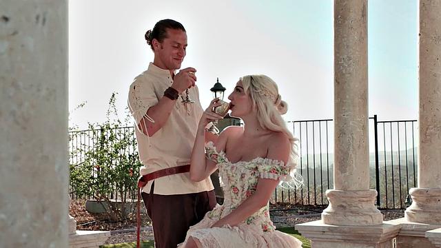 Skye Blue Gives A Sloppy Blowjob To Jay Romero and He Fucks Her Big Natural Tits