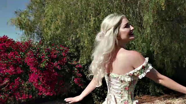 Skye Blue Gives A Sloppy Blowjob To Jay Romero and He Fucks Her Big Natural Tits