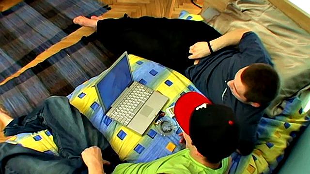 Straight Buddies Smoke Sex! - Straight Buddies Get It On!