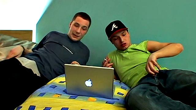 Straight Buddies Smoke Sex! - Straight Buddies Get It On!
