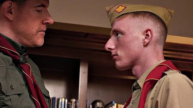 Newbie scout by mature dude after deepthroat
