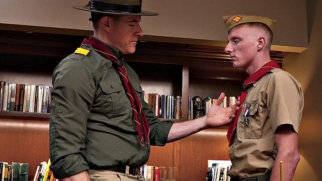 Newbie scout by mature dude after deepthroat