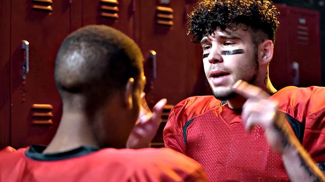 HETEROFLEXIBLE - Angry Straight Alpha Adrian Hart Dominates Teammate In Locker Room