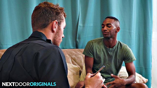 Beefy Cop Fucks BBC Twink - NextDoorStudios