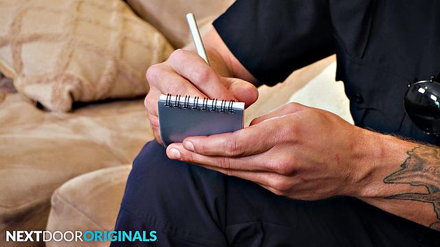 Beefy Cop Fucks BBC Twink - NextDoorStudios