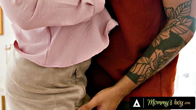 MOMMY'S BOY - Naughty MILF Sophia West Gets Creampied By Stepson