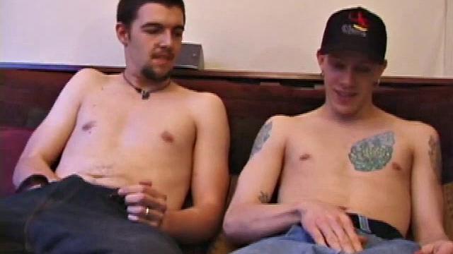 Shane and Garrett are back to have some fun together and we get a front row seat. Shane's perfect cock is rock hard and Garrett doesn't waste any time going down on it.