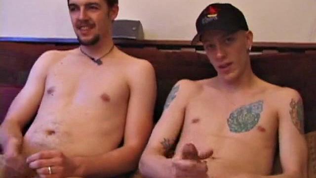 Shane and Garrett are back to have some fun together and we get a front row seat. Shane's perfect cock is rock hard and Garrett doesn't waste any time going down on it.