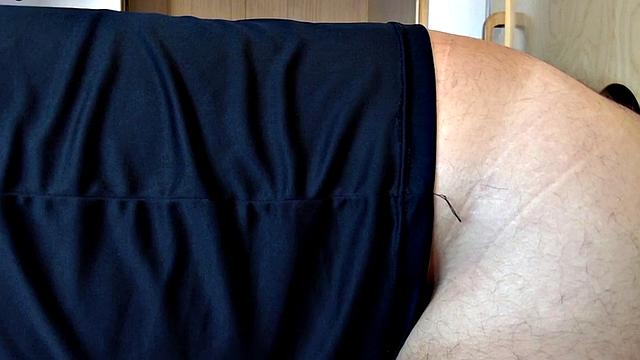 Gloryhole mature gay fucked by Ebony after BJ