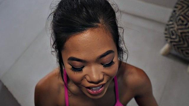 Sneaky Vina caught fucking doggystyle in reverse cowgirl POV