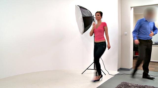 Model Takes Cumload on Tits