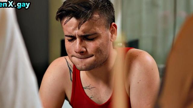 Ass fucked gay penetrated by dick in tight anal hole