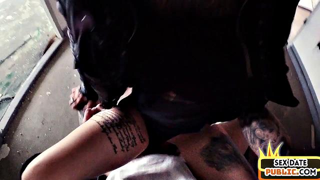 German public amateur tattooed MILF POV fucked on sex date