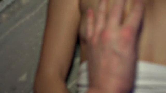 Bigass picked up babe passionately doggystyled van