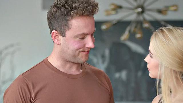 Massaging girl fucked by nice cock after blowing it