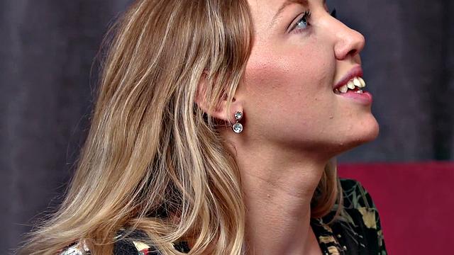 IR babe banged in front of small cock voyeur