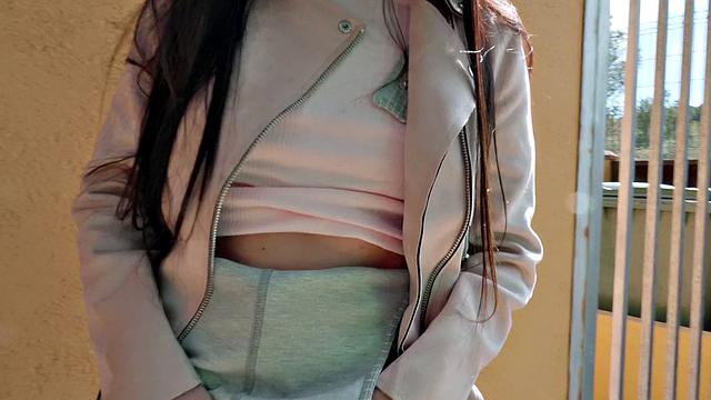 Sexy tattooed MILF gets fucked hard in public park, then reverse cowgirl style with a big ass and handjob from a lucky dude