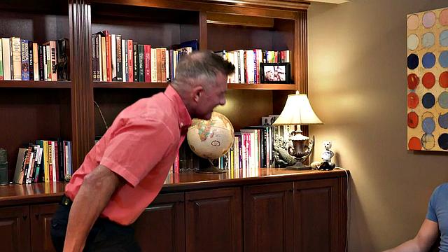 Office daddybottom banged by twunk after sucking