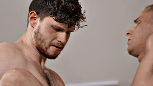 Manly jock doggystyles skinny twink in his gaping asshole