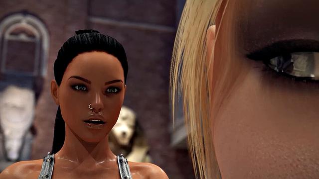 Futa3dX - Big Dicked Futa Babes Fucking Hard In Museum