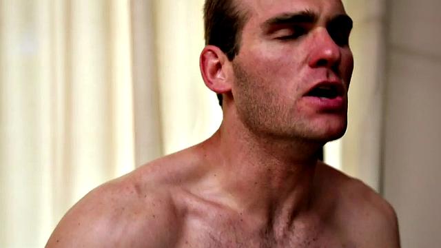 Athletic top barebacks stepbro after licking