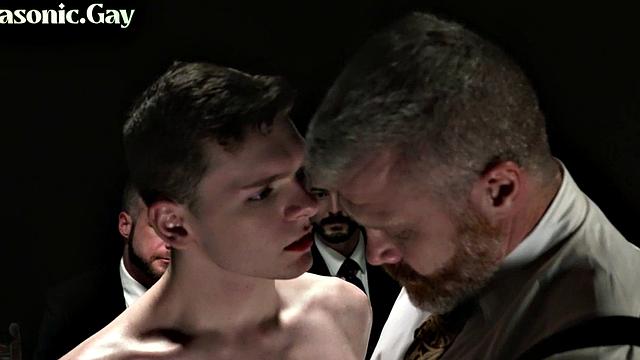 Dominant leader assfucks apprentice