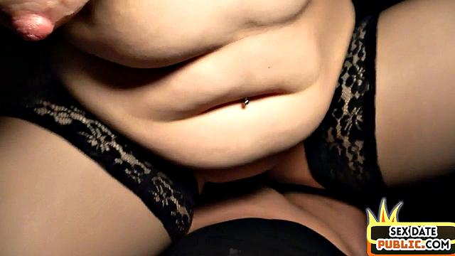 Pulled blonde in glasses giving head