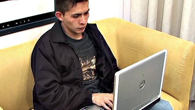 Horny Latin boys Deivis and Gustavo hook up on-line and once they re in the same room it's not long until they are stripping each other naked and going for the cock.