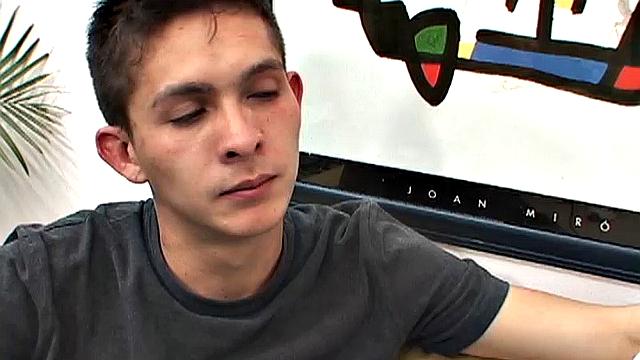 Horny Latin boys Deivis and Gustavo hook up on-line and once they re in the same room it's not long until they are stripping each other naked and going for the cock.